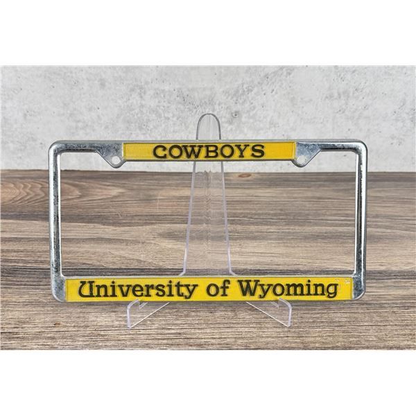 University Of Wyoming Cowboys License Plate Frame
