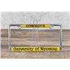 Image 1 : University Of Wyoming Cowboys License Plate Frame