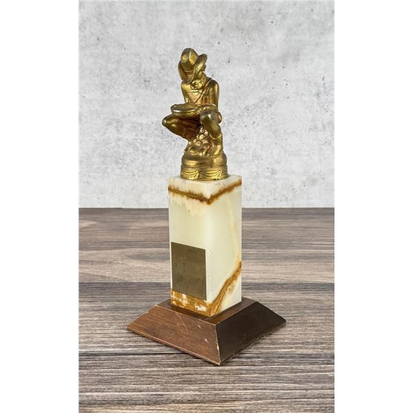 Onyx Prospector Gold Miner Trophy