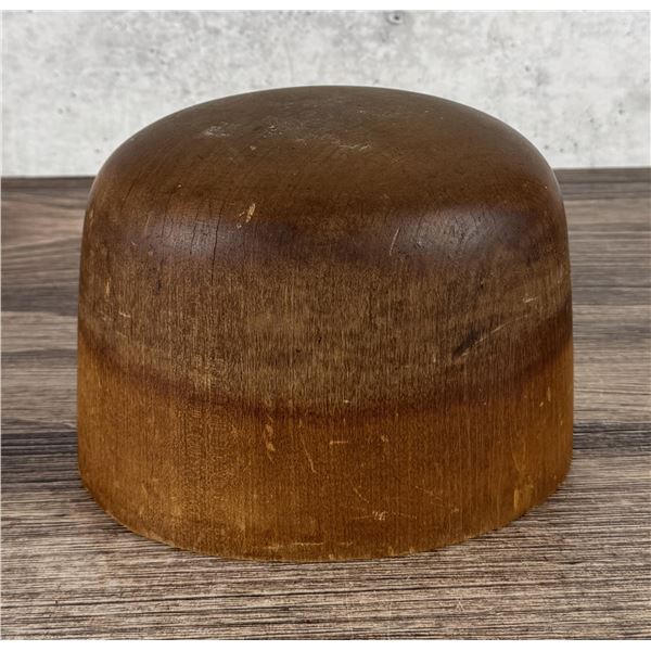 Millinery Wood Cowboy Hat Form