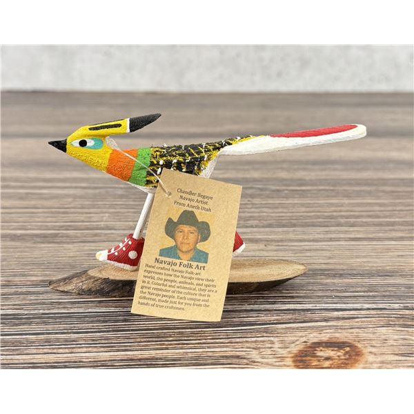 Chandler Begaye Navajo Folk Art Wood Carving