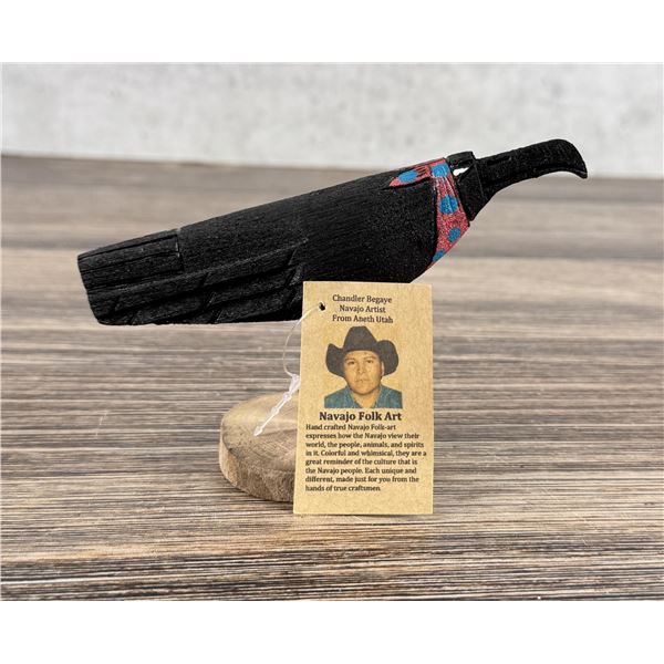 Chandler Begaye Navajo Folk Art Wood Carving