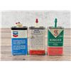 Image 2 : Chevron Mobil Singer Handy Oil Oiler Cans