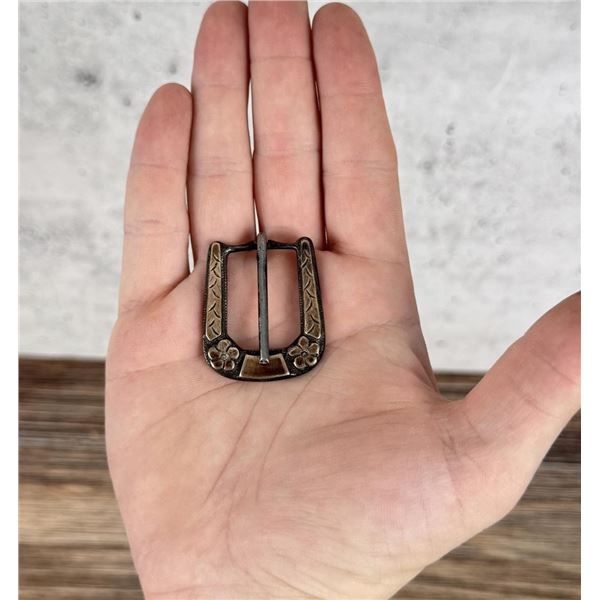 Sterling Silver Cowboy Belt Buckle