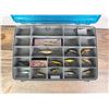 Image 2 : Collection of Fishing Lures in Tackle Box