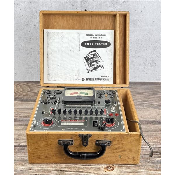 Superior Instruments Model TV-11 Tube Tester