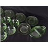 Image 4 : Group of Uranium Green Depression Glass