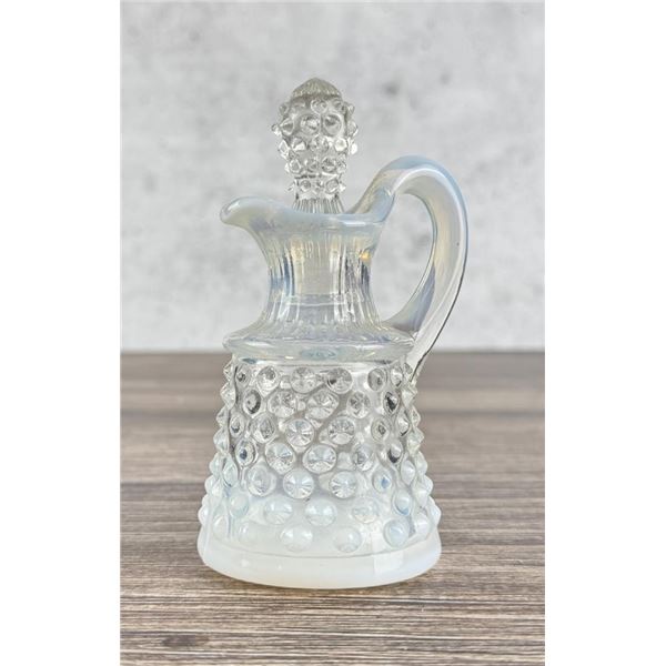 Fenton Glass Hobnail Cruet