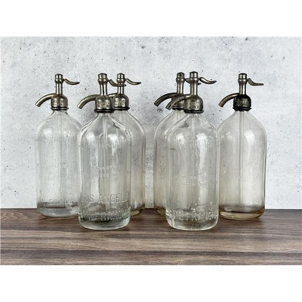 Group Of Shasta Water Seltzer Bottles