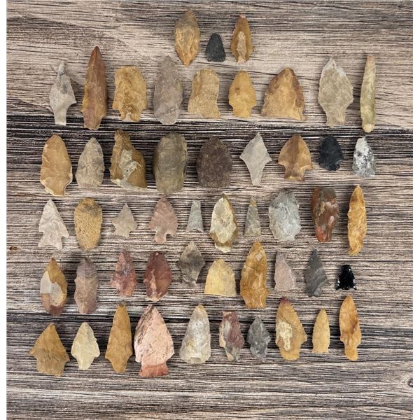 Ancient Native American Indian Arrowheads Points