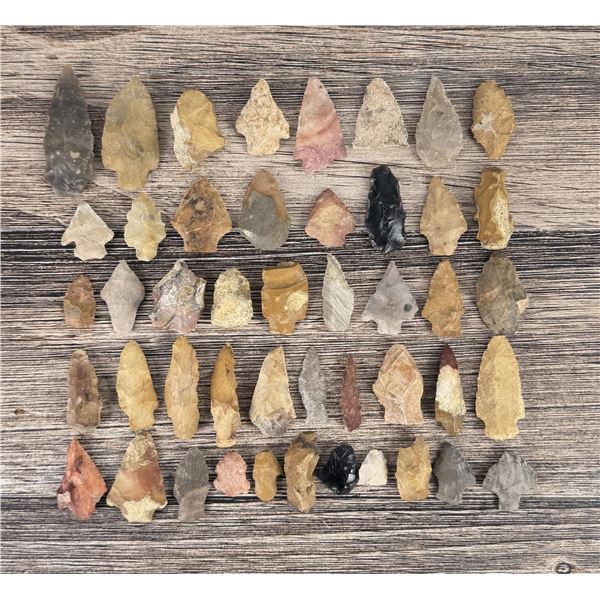 Ancient Native American Indian Arrowheads Points