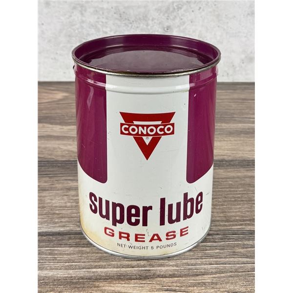 Conoco Super Lube Grease Can Tin