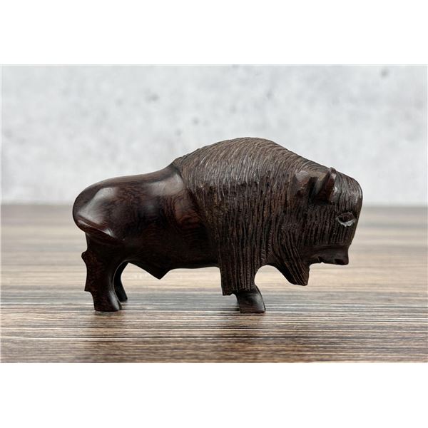 Mexican Carved Ironwood Buffalo