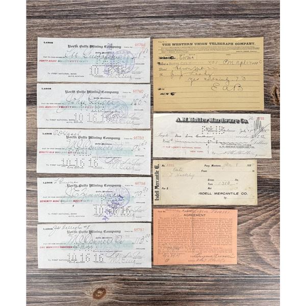 Collection of Antique Montana Ephemera
