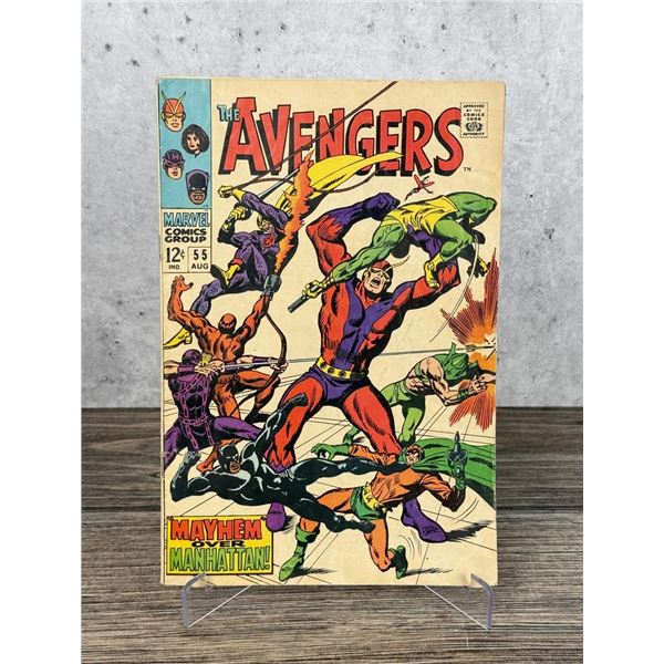 1968 Marvel The Avengers Issue 55 Comic Book