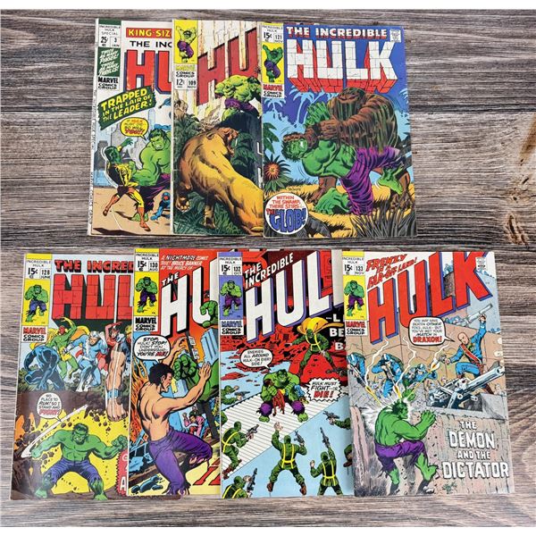 Group Of The Incredible Hulk Comic Books