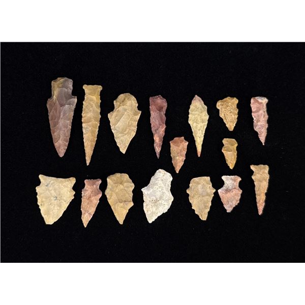 Ancient Native American Indian Arrowheads Points