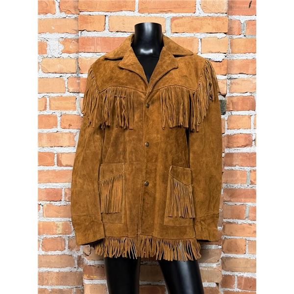 Vintage Schott Western Leather Fringe Jacket