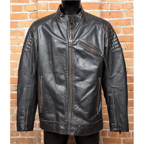 Wilsons Vintage Leather Motorcycle Jacket