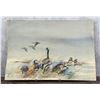 Image 1 : Ed Walaitis Canadian Geese Watercolor Painting