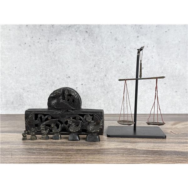 Burmese Opium Scale and Weights