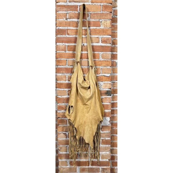 John Nelson Kwakiutl Indian Made Leather Bag