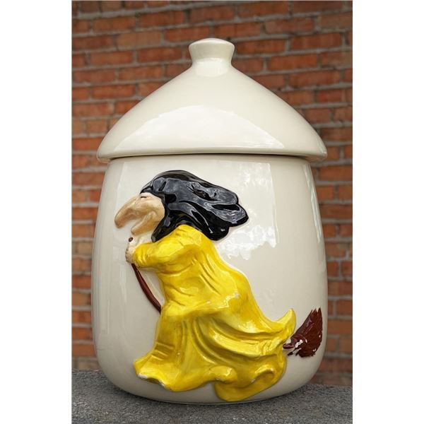 Mid Century Halloween Witch Cookie Jar