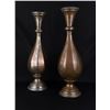 Image 1 : Pair Of Iranian Hammered Copper Vases