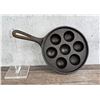 Image 1 : Cast Iron Aebleskiver Pan