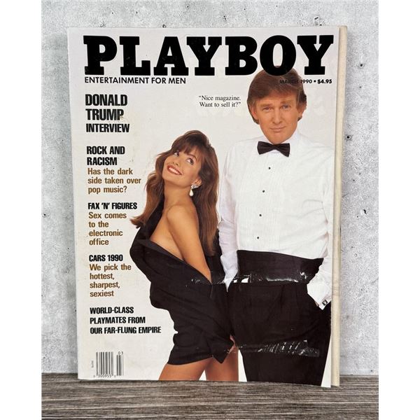 March 1990 Donald Trump Playboy Magazine