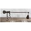 Image 2 : Antique Cast Iron Steelyard Hanging Scale