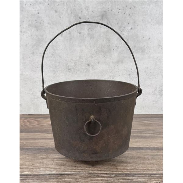 Civil War Era 8x Gate Marked Cast Iron Kettle