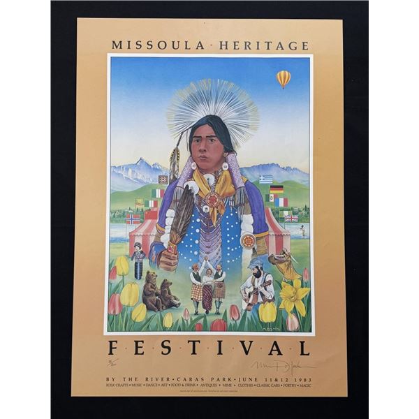 Monte Dolack Missoula Heritage Festival Print