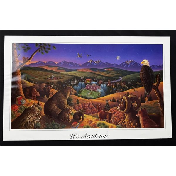 Ken Joudrey Montana Football Academic Print