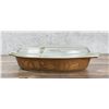 Image 2 : Pyrex Early American 1 1/2qt Divided Casserole