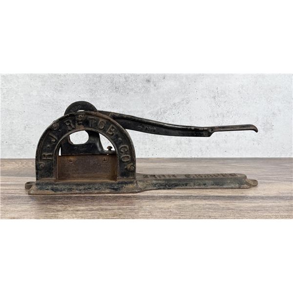 Cast Iron Brown's Mule Plug Cut Tobacco Cutter