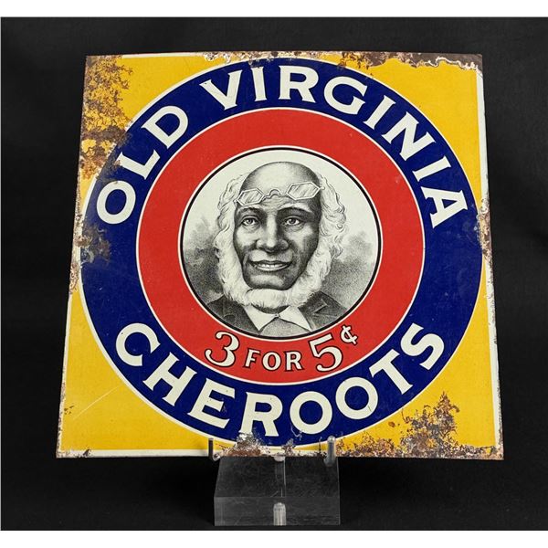 Old Virginia Cheroots Black Americana Sign
