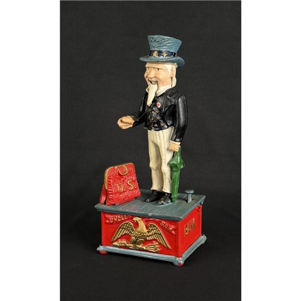 Cast Iron Uncle Sam Bank