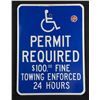 Image 1 : Handicapped Reserved Parking Sign