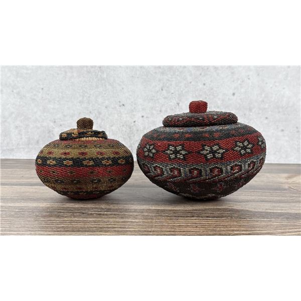 Indonesian Beaded Baskets