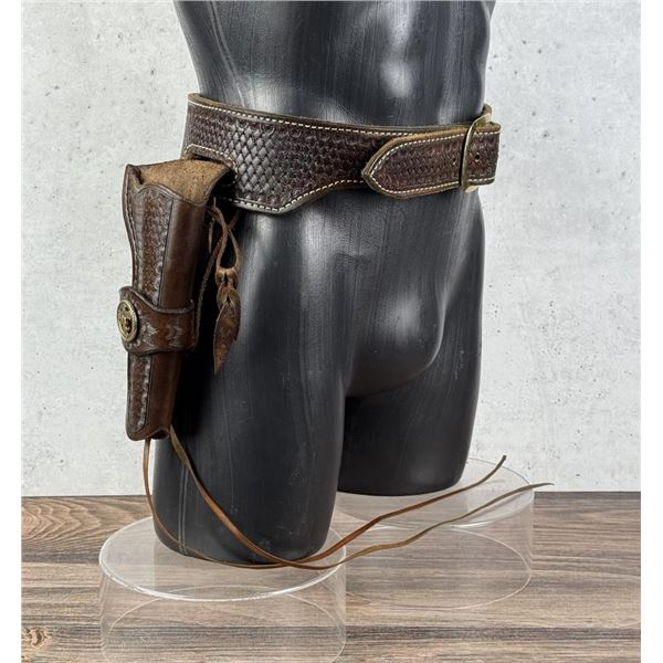 Rooster's Saddlery Leather Ammo Belt Gun Rig