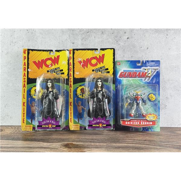 Gundam and WCW Toys