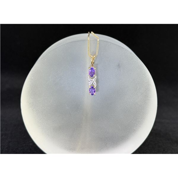 Sterling Silver Amethyst Necklace