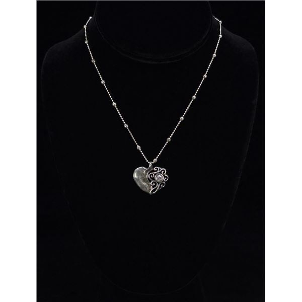 Didae Sterling Silver Heart Necklace