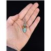 Image 1 : Sterling Silver Turquoise Moonstone Necklace