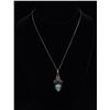 Image 2 : Sterling Silver Turquoise Moonstone Necklace