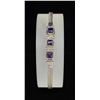 Image 2 : Sterling Silver Amethyst Bracelet