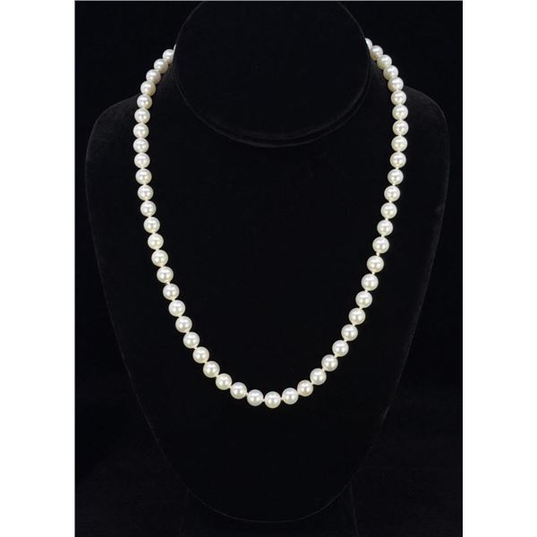 14k Gold Cultured Pearl Necklace