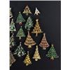 Image 3 : Costume Jewelry Christmas Tree Rhinestone Brooches