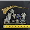 Image 4 : Collection of Rhinestone Costume Jewelry